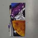Astronaut Galaxy Curtains,Cartoon Solar System Universe Outer Space Planet Astronaut Earth Windows Treatments Rod Pocket Drapes for Kids Boys Teenage Living Room Bedroom 42x45inchNo Blackout