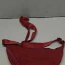 Nylon Crescent Crossbody Bag for Women Purses Trendy Men,Small Travel Sling Bag Hobo (Red)