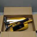 ARTIPOLY Snow Shovel with Ice Scraper & Brush, 17-30'' Extendable with Lightweight Aluminum Handle, 3-in-1 Folding Collapsible Winter Shovel Snow Removal for Camping Car Emergency Outdoors Home Yellow