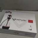 Vinturi Wine Aerator Deluxe Essential Red Wine Pourer and Decanter Tower Stand Set Easily and Conveniently Aerates Wine by the Bottle or Glass and Enhances Flavors with Smoother Finish, Black (0 Ounces)