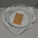 Round Glass Casserole Dish with Glass Lid, Nesting Glass Baking Dish, Heat, Cold and Shock Proof, Oven, Freezer and Dishwasher Safe (1.8L)