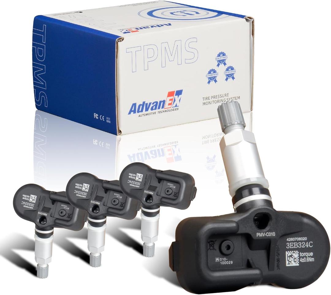 Tire Pressure Monitoring System Sensor 315Mhz, 4PCS TPMS Compatible with Lexus RC/NX/LS/GS, Toyota Corolla/Prius/Rav4, Subaru BRZ, Replaces OE 4260706020 4260706060