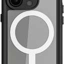 Ghostek Nautical Slim Waterproof Case for Apple iPhone 15 Pro - Built-in Screen & Camera Lens Protector, Compatible with MagSafe (6.1 Inch, Clear)