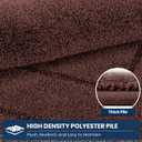 PURRUGS Machine Washable Kitchen Runner Rug 32" x 70", Non-Slip/Skid Hallway Runner Rug, Super Absorbent Soft Area Rug for Kitchen, Hallway & Laundry, Rolled Packaging, Brown