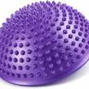 Foot Massage Ball, Inflatable Half Yoga Balls Massage Point Exercises Trainer Fitness for Kids Adults Sports Foot Massages