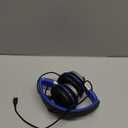 INFURTURE USB C Headphones with Mic,Volume Control,Tangle-Free Plaiting Line,Type C Headphones Wired,Lightweight Foldable for iPhone 17/15/16 Headphone Series/Tablet/School/Travel/Sports(Blue