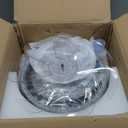 76CM Smart Ceiling Light with Fan DC Motor 6 Gear Reversible Bedroom Ceiling Fan with Lighting LED Dimmable Quiet Modern Living Room Lamp with Fan (Color : Black)