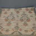 Loloi Chris Loves Julia Rue Collection RUE-01 Sage/Blush 3'-6" x 5'-6" Accent Rug Jute Neutral Floral Living Room Bedroom Rug