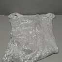 Allegra K Sequin Dress for Women's Sleeveless Mini Sparkly Party Dresses, Medium