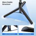 SYNCWIRE 55" Selfie Stick Phone Tripod for iPhone, All-in-one Extendable Aluminum Selfie Stick with Remote, Travel Tripod for iPhone 17/16/15/14/13/12 Series and More Smartphones (Black)