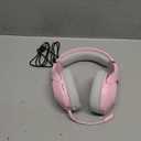 KAPEYDESI Wireless Gaming Headset for PS5, 2.4GHz Gaming Headphones Wireless with Noise Canceling Microphone for PS5, PS4, Fortnite & Call of Duty/FPS Gamers, 40-Hr Battery Gamer Headset for PC, Pink