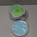 Suclain 4 Pcs Collapsible Bowls with Lids Silicone Camping Food Storage Container Expandable Folding Salad Lunch Box Travel Container for Hiking Camping (27 oz, Red, Pink, Blue, Green)