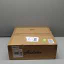 Gold Semi Flush Mount Ceiling Lights, 6-Light 18Inch Ceiling Light Fixtures with Fabric Shade in Flower Shape, Farmhouse Brass Drum Lighting for Nursery Bedroom Kitchen, AD-22007-6SF-GD