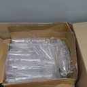 24 Set Glass Hurricane Candle Holders 12.6" Open Ended Glass Candleholder Tube Shape Bottomless and 2.2" Taper Clear Candlestick Holders for Wedding Christmas Party Table Centerpiece (Clear)