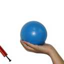 CIZEBO 4 inch Therapy Ball for Release Hip Flexors, Pain Relief for Lower Back Thigh Muscles, Small Exercise Ball for Physical Therapy, Blue