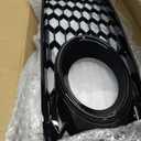 X AUTOHAUX Pair Front Fog Light Mesh Grille Cover for Audi A5 S-Line 08-12