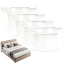 Warmeight Holders Keep Sheets Tight Heavy Duty Bed Sheet Holder Corner Fitted Sheet Straps Fit All Mattress Size Easy Installation