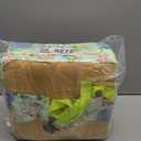 Booster Seat for Kitchen Chair with Backrest & 4 Adjustable Straps, Portable TPU Waterproof & Anti-Scratch Toddler Booster Seat for Dining Table, Removable & Non-Slip Booster SEat for Table (Green-Animals)