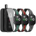 Heaflex Dog Training Collar 3 Dogs, Dog Shock Collar with Remote - 2600Ft Range, Rechargeable Waterproof Electric Dog Collar, 3 Training Modes (Vibration, Beep, Shock) for E-Shock Collar（Black）