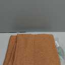 ZeeMart Basic Linen Textured Table Cloth, 60 x 84 Inch Caramel, Farmhouse Style Rust Rectangle Tablecloth, Wrinkle Resistant Washable Heavy Weight TableCloths