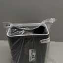 Yatmung Touchless Bathroom Trash Can - 2.5 Gallon Smart Trash Can Sensor Motion - Skinny Trash Bin with Lid - Electric, Narrow, Plastic, Auto Open - Small Slim Automatic Garbage Can (Black)