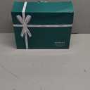 2 Tier Ceramic Fruit Bowl for Kitchen Counter, Tiered Fruit Basket for Countertop, Modern Multi Layer Fruit Display Stand for Party, Cute (Gold&White, Small)