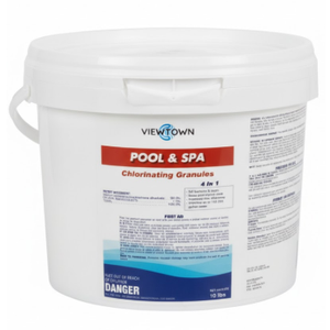 10Lbs Chlorinating Granules for Pools, Spas & Hot Tubs – Kills Bacteria & Algae, Fast-Dissolving Formula