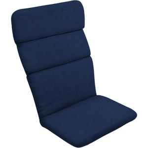 Arden Outdoor Adirondack or Rocking Chair Cushion, 20 x 17, Rain-Proof, Fade Resistant 20 x 17, Sapphire Blue Leala