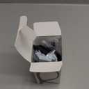 Reading Glasses Blue Light Blocking, Computer Glasses for Women Men, Fashion Square Eyeglasses 5 Pairs (Black, +1.25)