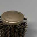 Baasha Hair Brush, Large 3 Inch Round Brush with Boar Bristle, Vented Ceramic Barrel, for Long Hair, Curly Hair, Salon Quality, 1 Count