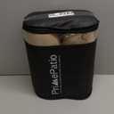 PRIMEPATIO Outdoor Cushions for Patio Furniture, Outdoor Seat and Back Cushion, Waterproof Hampton Bay Deep Seat Replacement Couch Cushions for Garden Lawn, 28.5x28.5 (Light Khakilack)