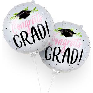 Graduation Decorations 2026 | Big Congrats Grad Balloons - 18 Inch | Congratulations Balloons for 2026 Graduation Decorations | Graduation Party Decorations 2026, KatchOn