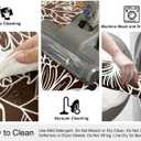 1/10 Inch Ultra Thin 24"35" Large Front Door Mat Indoor Entrance Inside Non Slip, Waterproof Rubber Kitchen Mat and Interior Home Washable Door Mat, Coffee Brown