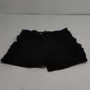 IVIR Bermuda Shorts for Women Cargo Shorts Knee Length 6 Pockets Elastic Waist Long Shorts Summer Casual (XX-Large, Black)