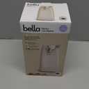 bella Electric Can Opener and Knife Sharpener, Removable Cutting Lever, Cord Storage, Stainless Steel Blade, Oatmilk