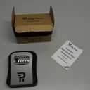 Rudy Run Key Lock Box for Outside – Large Outdoor Lockbox for Keys with Code, 4-Digit Combination Hidden Safe to Hide a Key Outside, Wall Mounted Key Storage for Home, Airbnb, Realtor and Rental