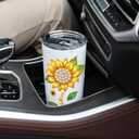 AREOK Sister Gift From Sisters, Birthday Gifts for Sisters - To My Big Little Sister Gifts, 20 OZ Stainless Steel Insulated Travel Coffee Tumbler Cup