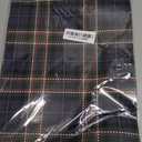 LeZakaa Christmas Green Wrapping Paper, 12 Folded Sheet with 4 Different Tartan Plaid Design for New Year Celebrations Holiday Gift Wrapping, 27.5 x 19.6 inches Per Sheet