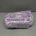 KEBEIXUAN Girls Backpack - 3PCS Cute Plaid School Bookbag Set for Ages 6-12 with Lunch Box & Pencil Case, Lightweight Multi-Pocket Daypack for Elementary, Travel (Purple)