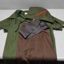 Adult Men’s Costume Green Leaves Bandage Blouse Girdle Hats Elf Cosplay Outfits Halloween Dress Up, M