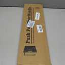 Titanium Gold Square Barn Door Handles 12"/16"/18"/24"/36"/48"/59'', Pull Push Long French Door Handle Double Sided, Large Front Exterior Shower Door Pull Handles