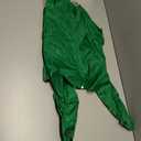 SMALLLEE_LUCKY_STORE Cute Raincoat for Small Dogs with Hood and Boots Detachable Tail Puppy Botton Down Rain Jacket Full Boby 4 Leg Jumpsuit Waterproof Lightweight Clothes,Green,XXL