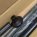 Tension Curtain Rod 51-165In(4.25-13.75Ft), Extra Long Outdoor Curtain Rod No Drilling for Window or Bathroom Patio, Adjustable Spring Shower Rod, Easy to Install Never Rust, Rod Diameter 1.26In-Black
