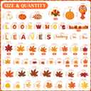 Containlol Fall Thanksgiving Bulletin Board Set Autumn Harvest Classroom Decorations Cutout for Door Wall School Supplies(Colorful,Small Turkey)