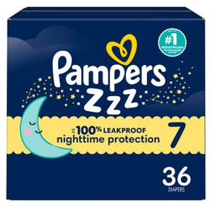 Pampers Swaddlers Overnight Diapers - Size 7 - 36ct
