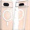 [araree] Pixel 8 Compatible Case with Magnetic Ring Shockproof Clear Smartphone Case Transparent Hard Side Soft MagSafe Compatible Phone Case [Google Pixel8 Google Pixel 8 Compatible Google Pixel 8