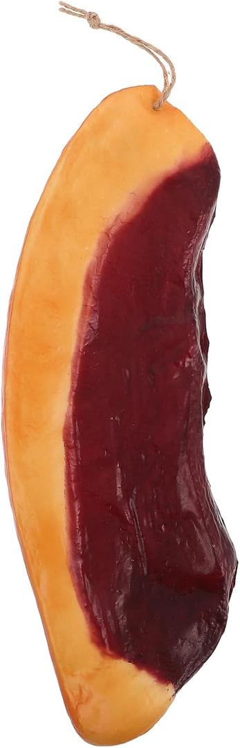 LOGOFUN Artificial Meat Fake Pork Meat Model Lifelike Simulation Hanging Pork Prop for Restaurant Food Shop Kitchen Display Supplies