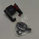 Bike Phone Mount Holder,【Biking & Recording Video】 2025 Universal Motorcycle Phone Mount Bicycle Accessories Handlebar Cell Phone Clamp for Scooter, Compatible with iPhone 16/15 Pro Max, Red