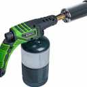 Powerful Propane Torch, Propane Torch Head, Kitchen Cooking Culinary Torch Lighter, Charcoal Lighter, Sous Vide Searing Steak, BBQ, Grill, Campfire Charcoal Starter(Tank Not Included) (Green&black)