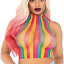 Leg Avenue Women's Fishnet Crop Top One size
